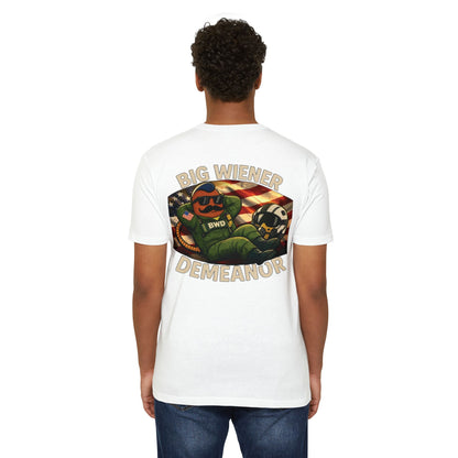 Big Wiener Demeanor T-Shirt — Retro Cartoon Hot Dog Graphic Tee